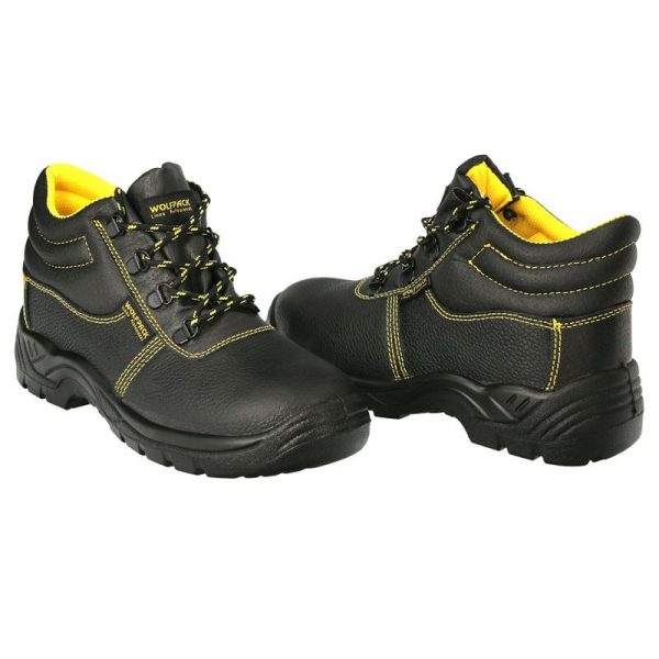 Botas de seguridad S3 Piel Negra WOLFPACK