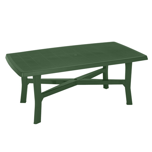 Mesa Resina Verde 180x100 cm