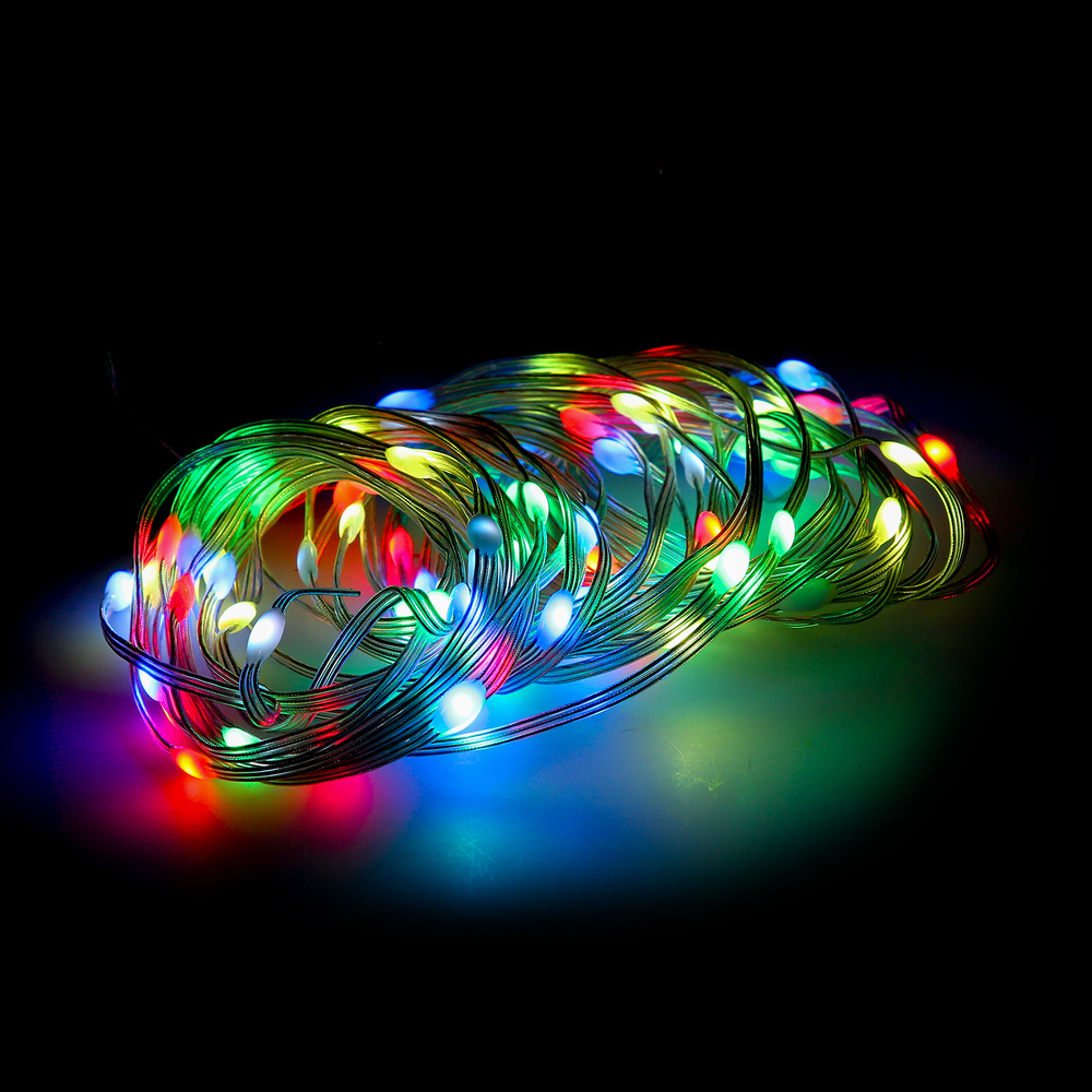 Luces Navidad multicolor 80 microled