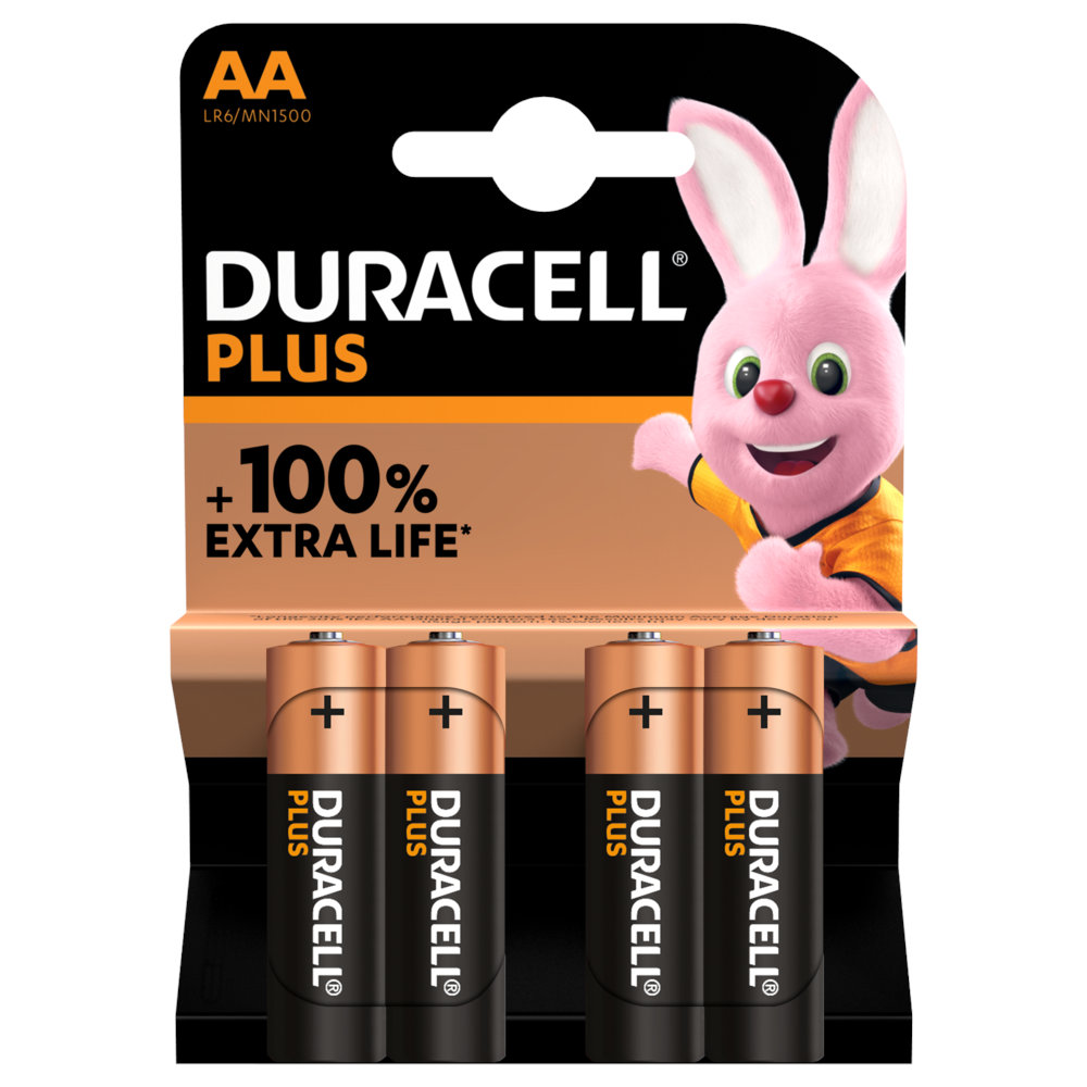 Pilas Duracell Plus AA